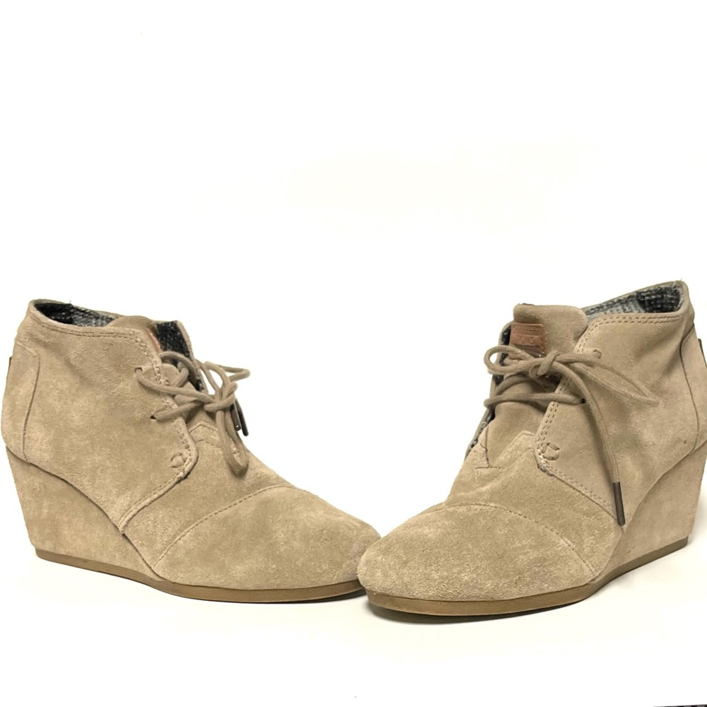 TOMS kala Desert Wedge Bootie